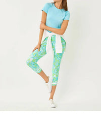 Lilly Pulitzer - Upf 50+ Luxletic Weekender High Rise Crop Leggings