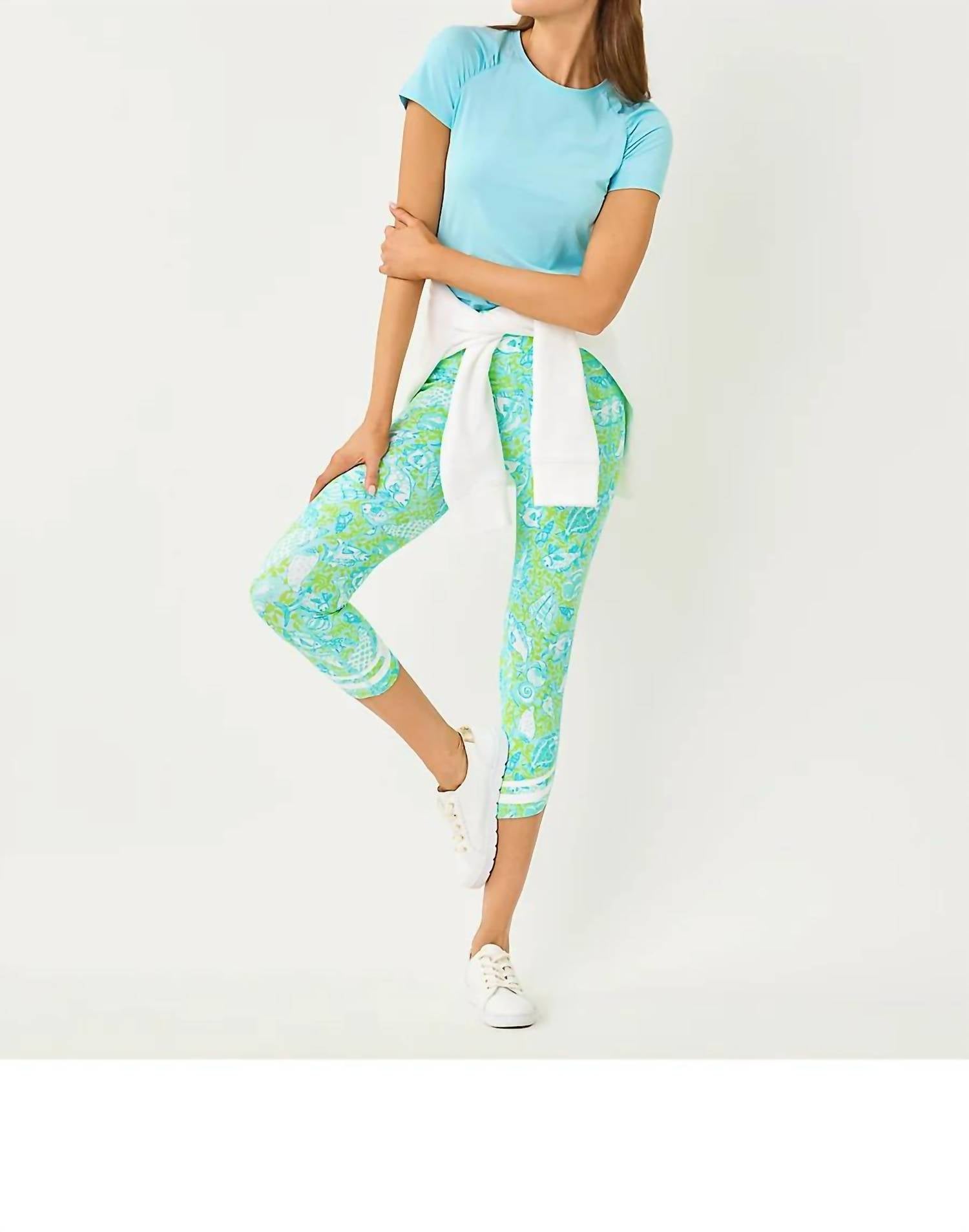 Lilly Pulitzer - Upf 50+ Luxletic Weekender High Rise Crop Leggings