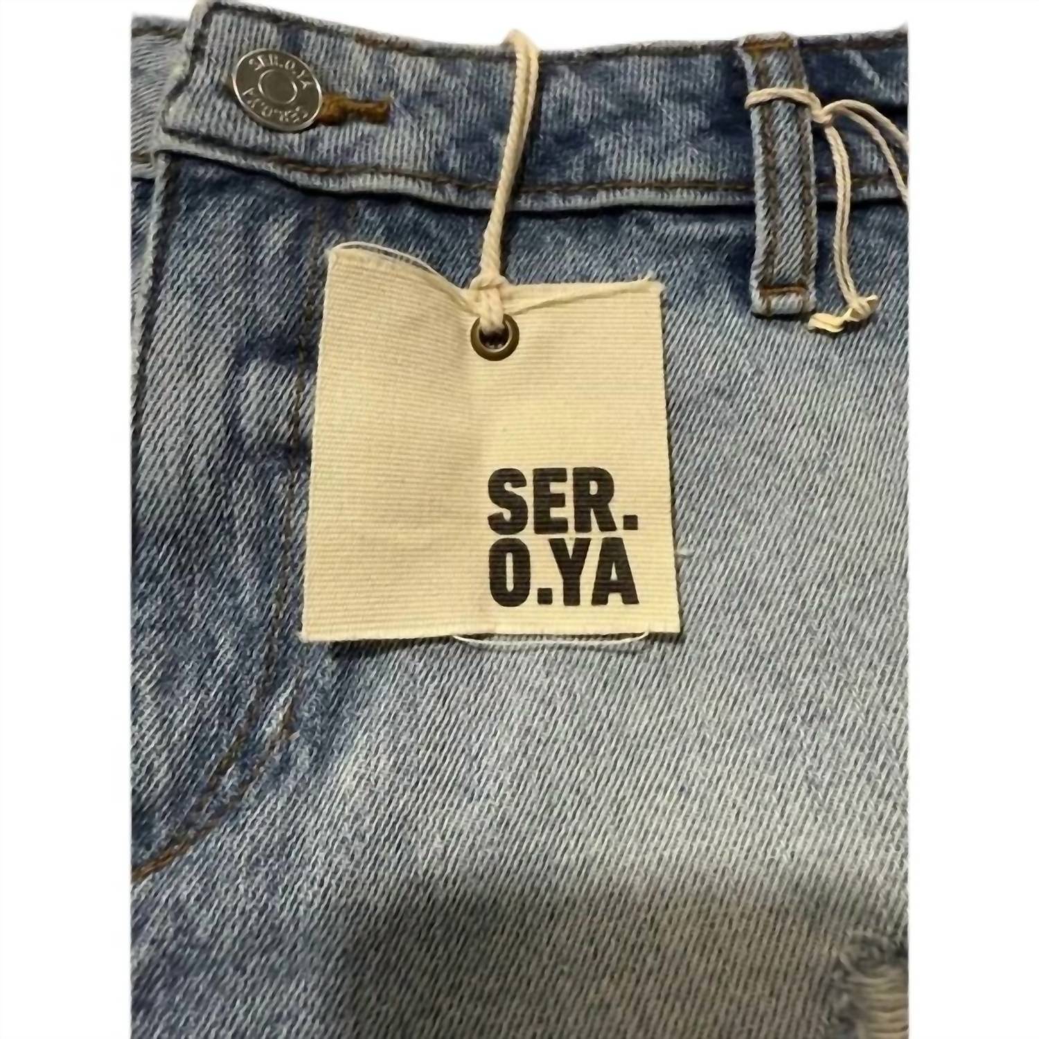 Ser.O.Ya - Women's Nancy Micro Denim Shorts