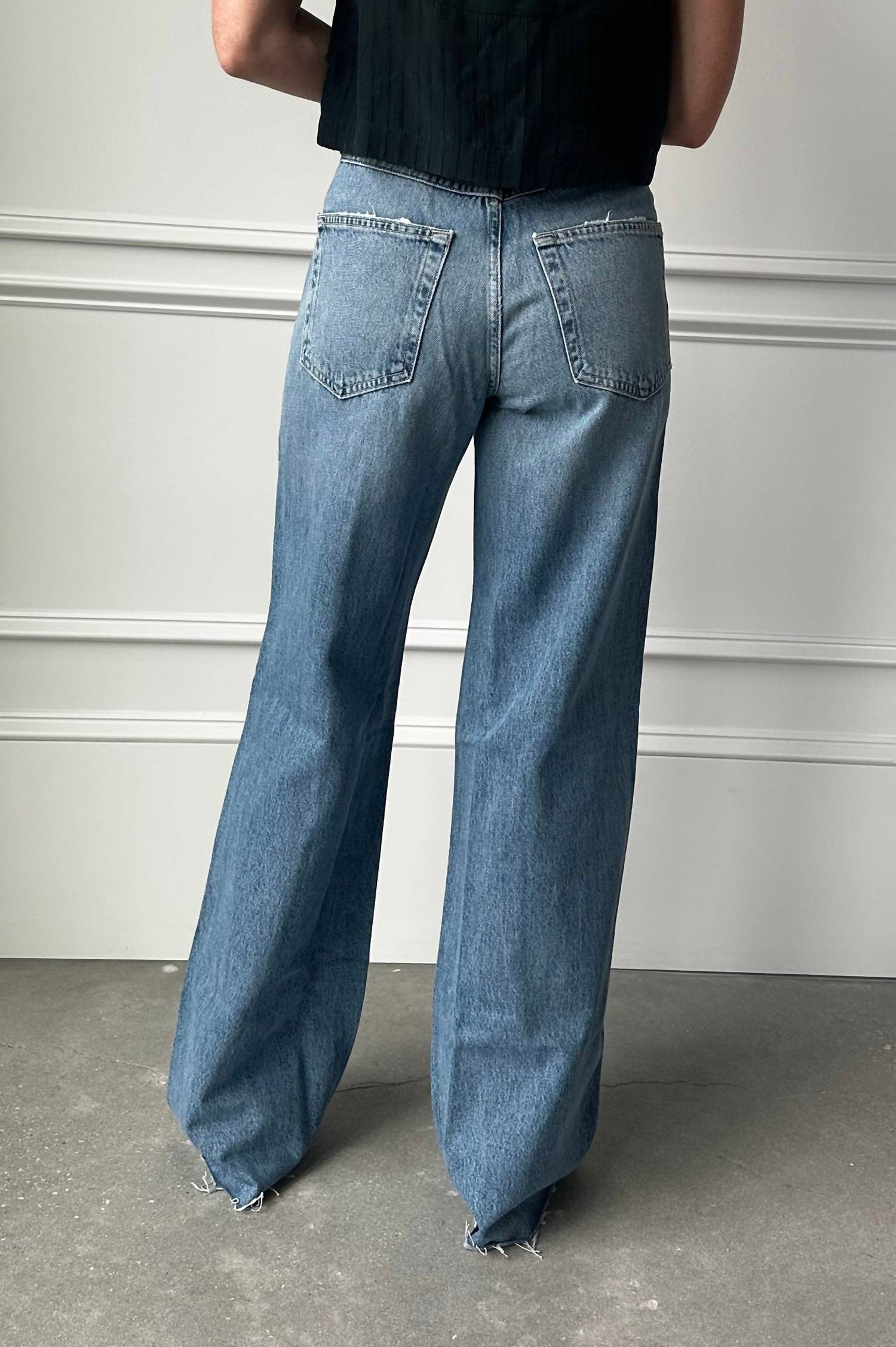 Amo - Frida High Rise Wide Leg Jeans