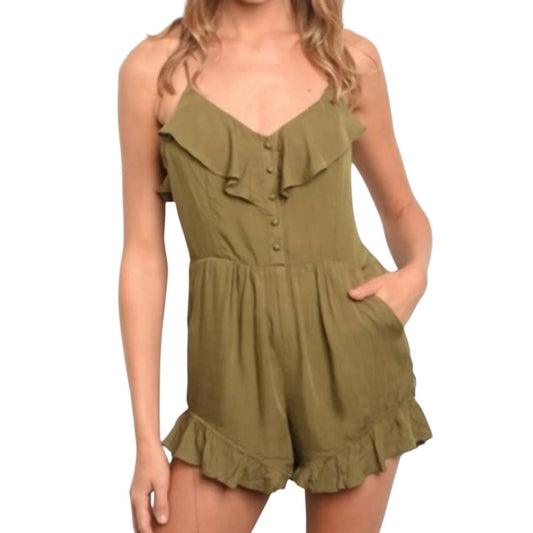 Loveriche - Chic Ruffled Romper