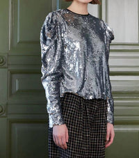 Stella Nova - Long Sleeve Sequins Top