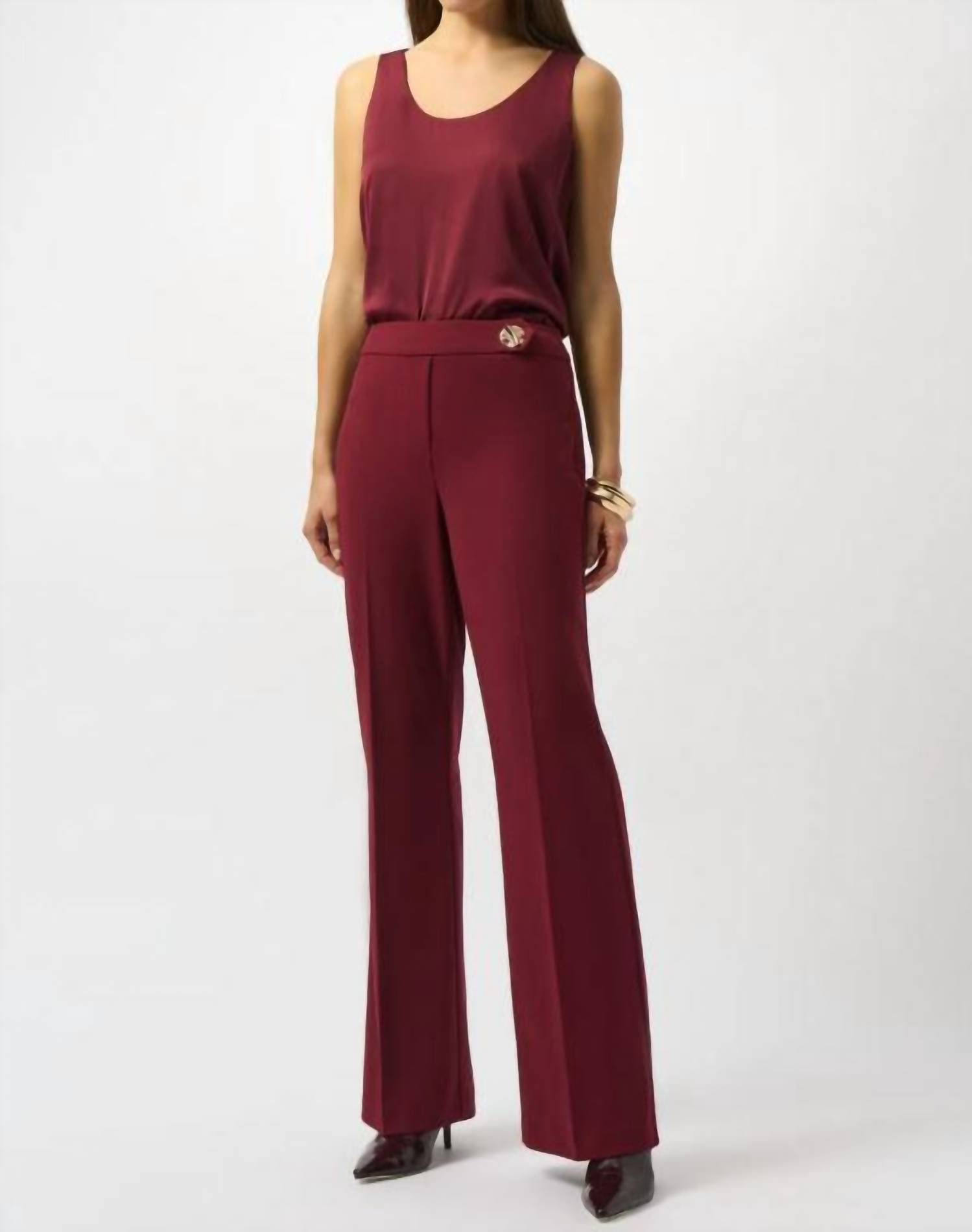 Joseph Ribkoff - Scuba Crepe Wide Leg Pants
