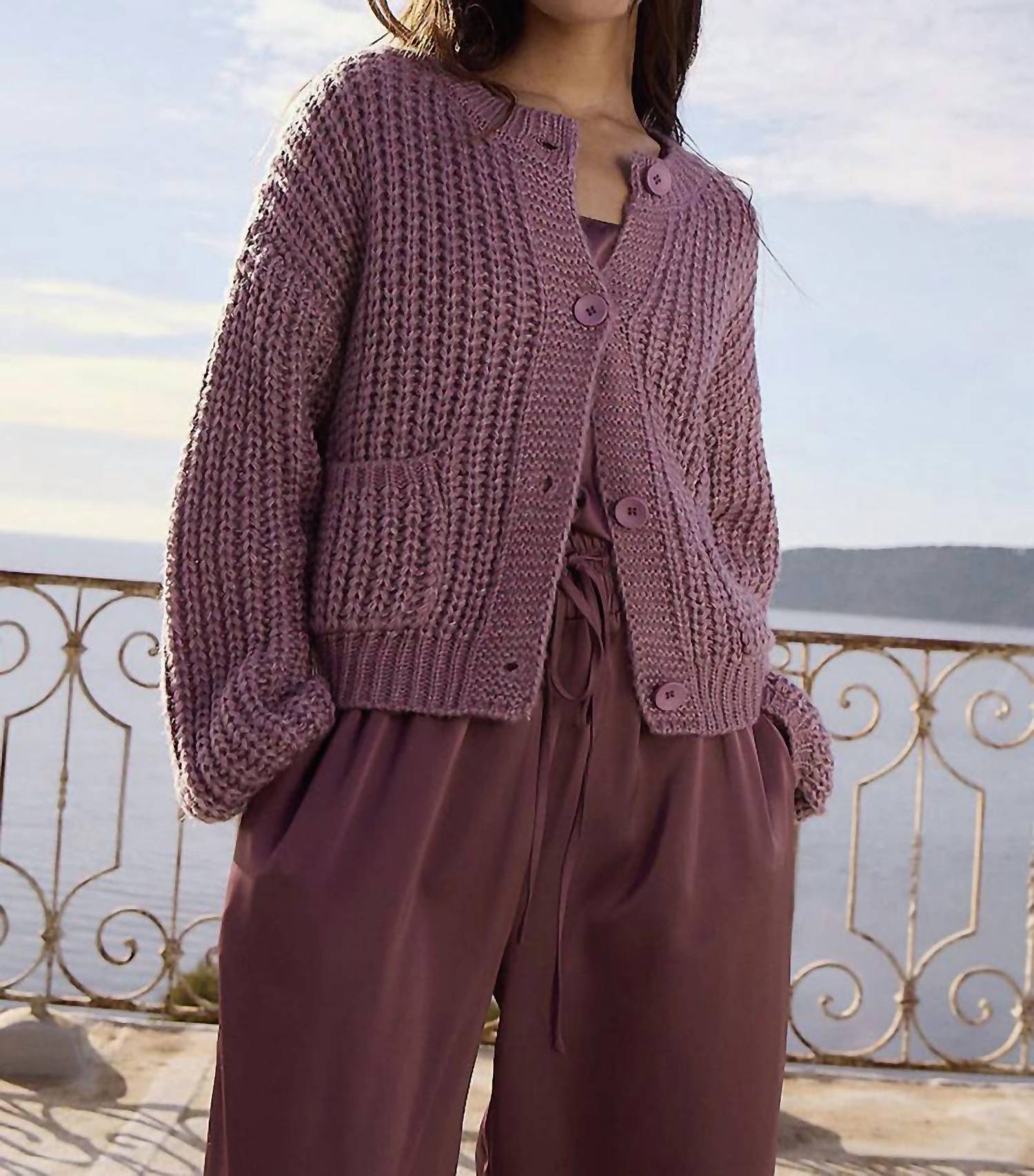 Molly Bracken - Oversized Chunky Knit Cardigan