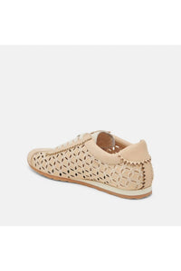 Dolce Vita Women's Eyelet Low Top Sneaker in nat - women's sneaker - detail view