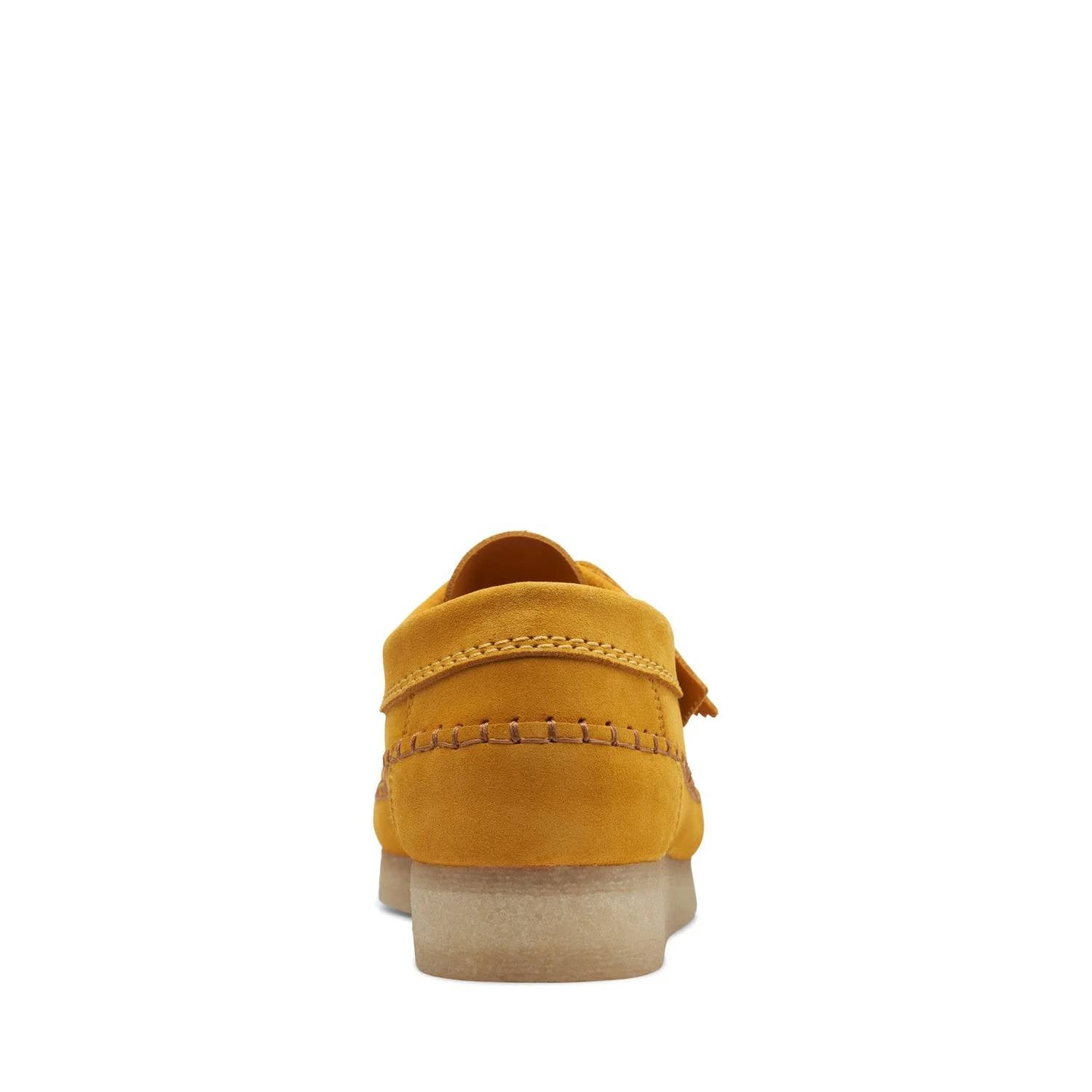 Clarks Men's Weaver Shoes in mustard suede - men's loafer - view 6