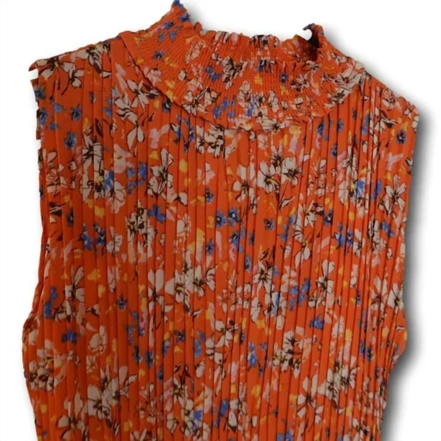 Nanette Lepore - Floral Allover Pleated Midi Dress