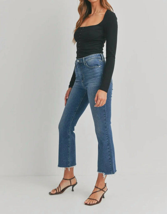 Just Black Denim - Vintage Crop Flare Jeans
