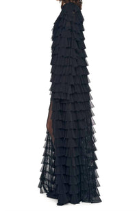 Norma Kamali - Oversized Ruffle Coat
