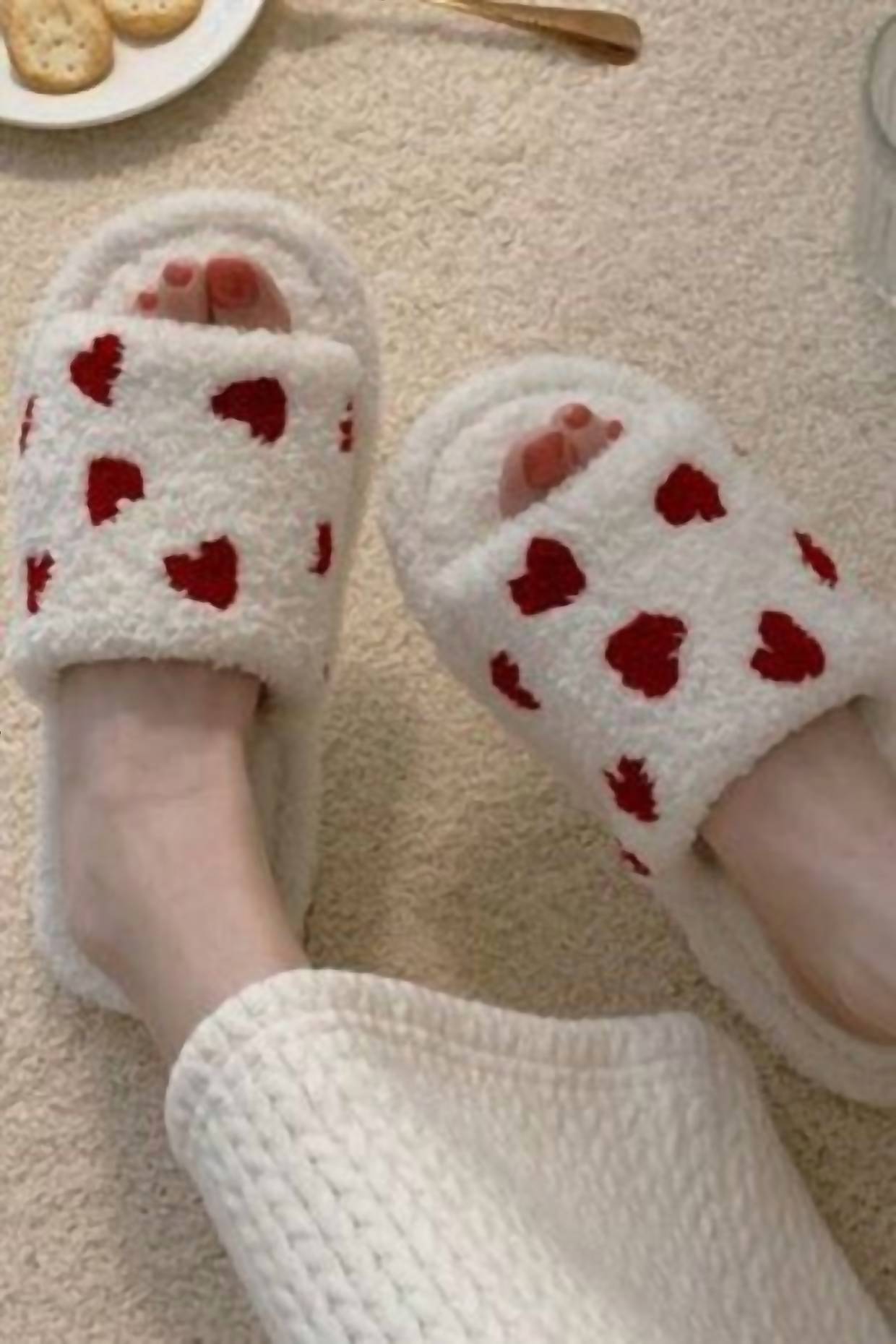 Katydid - Women's The Valentines Day Plush Slippers