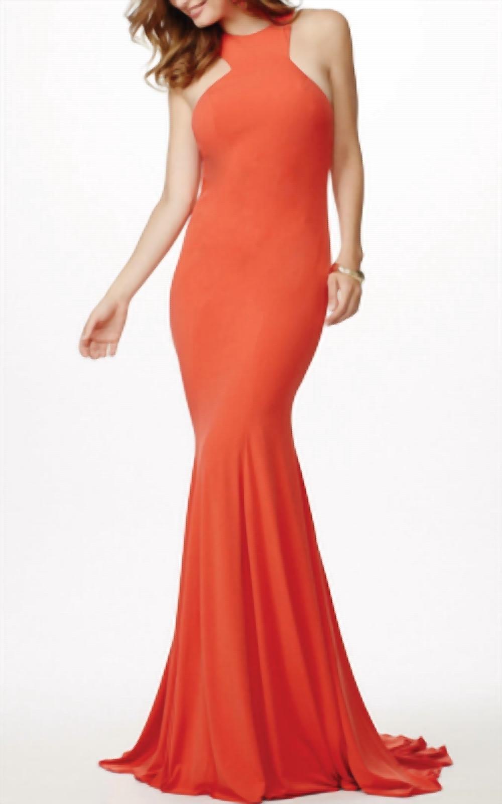 Jovani - Sleeveless Fitted Gown