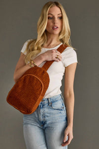 Panache Apparel - Women's Corduroy Sling Bag