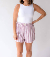 Free People - Day To Day Flannel Boxer Shorts