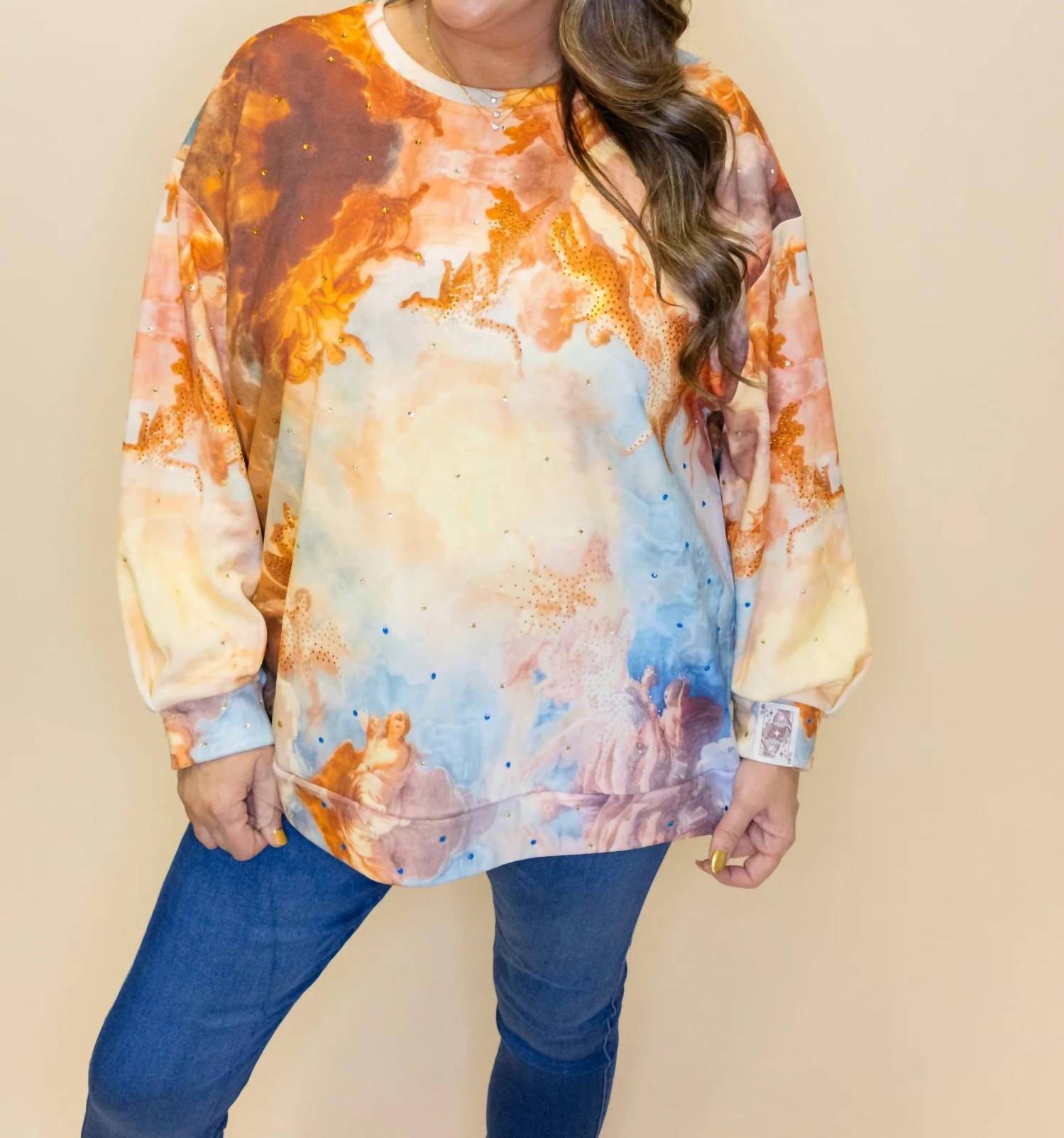 Queen Of Sparkles - Roman Painting Sweatshirt