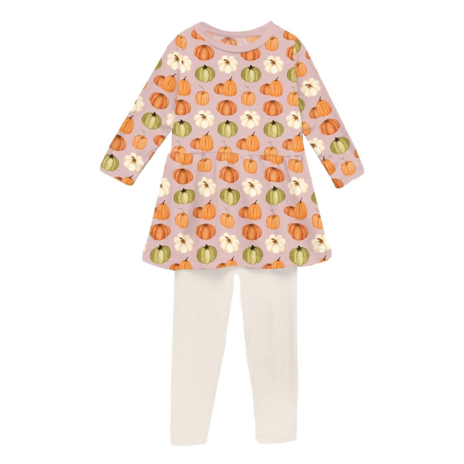Kickee - Girl's Long Sleeve Playtime Outfit Set