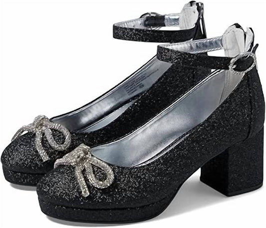Nina - Girls Daylin Glitter Heel Shoes