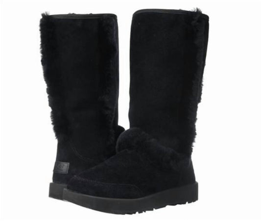 Ugg - Sundance Suede Leather Fur Lining Tall Boots