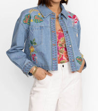 Johnny Was - Jeanette Cropped Denim Jacket