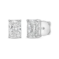 Diana M Jewels - Women's Radiant Lab-grown Diamond Stud Earrings (9.00 Tcw) - Elegant Plus