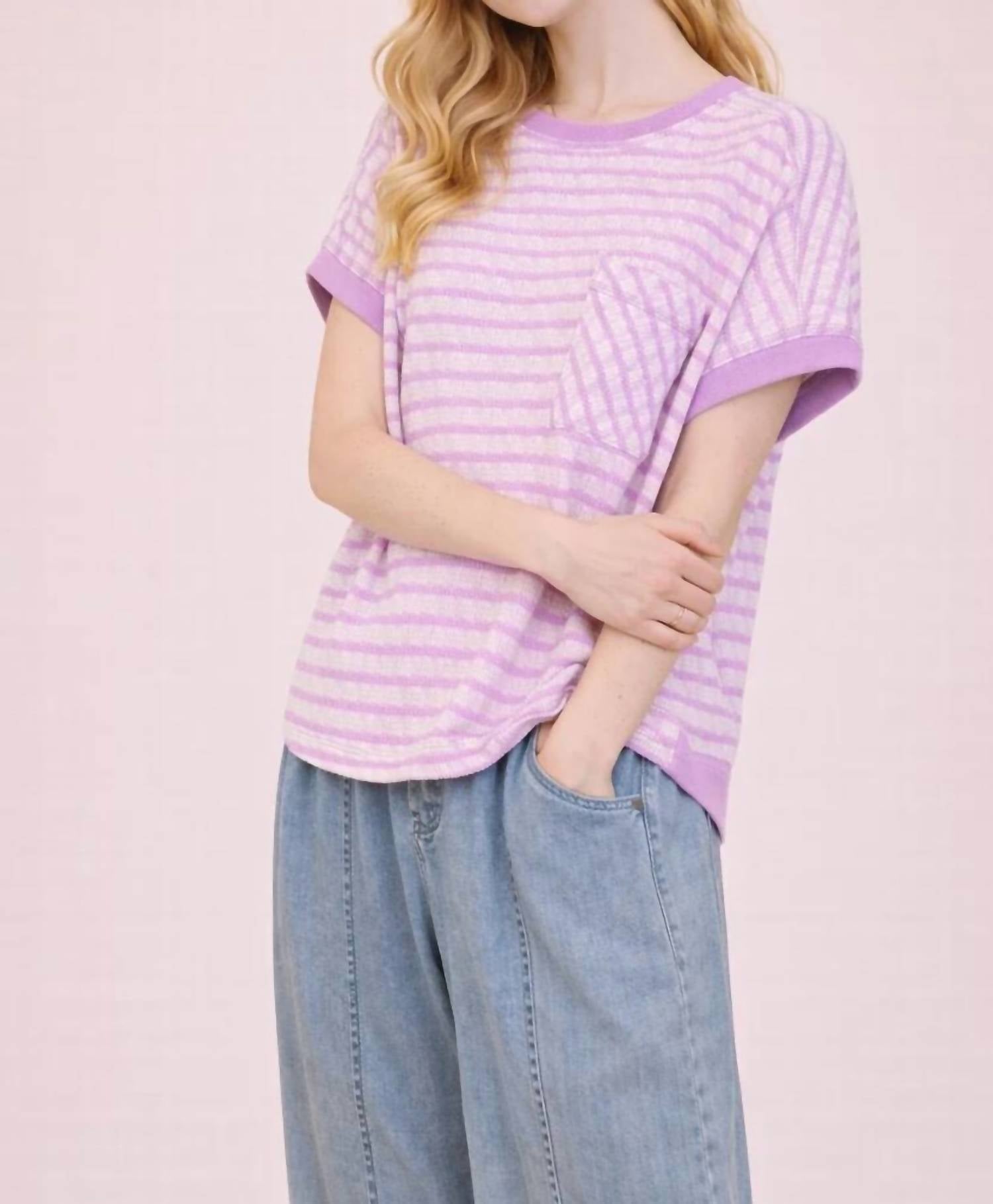 Very J - Jewel Striped Tee