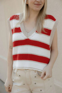 Elan - Stripe Sweater Vest