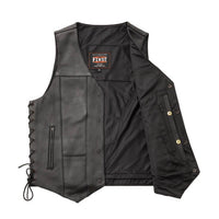 First Mfg Co. - Men's Top Biller Motorcycle Western Style Leather Vest