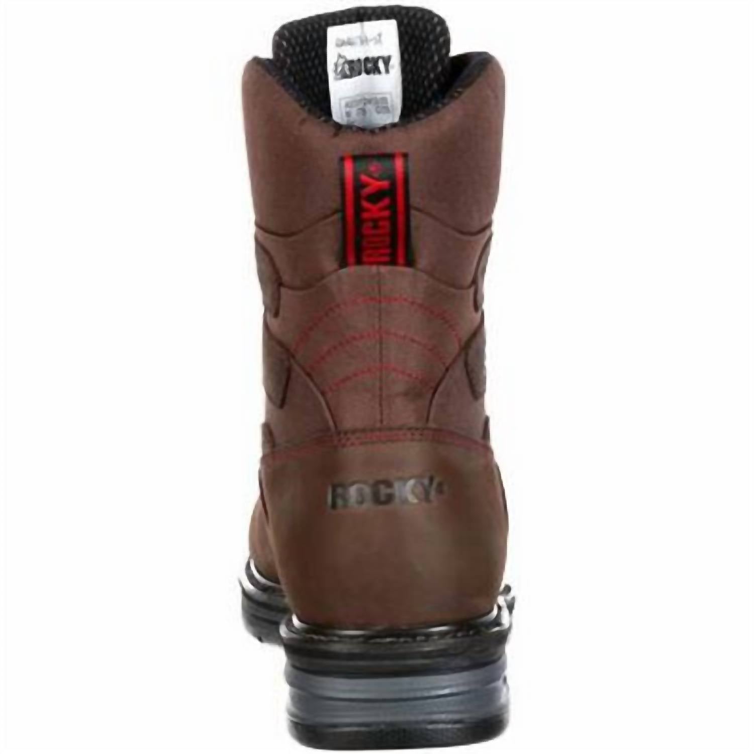 Rocky Men's Ironclad Lt Steel Toe Waterproof Work Boot in brown - men's boots - view 5