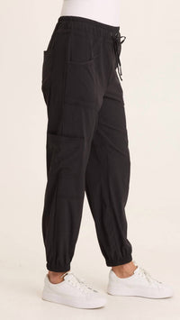 Wearables Women's Theobald 4 Way Stretch Cargo Jogger in black - women's pants - alternate view