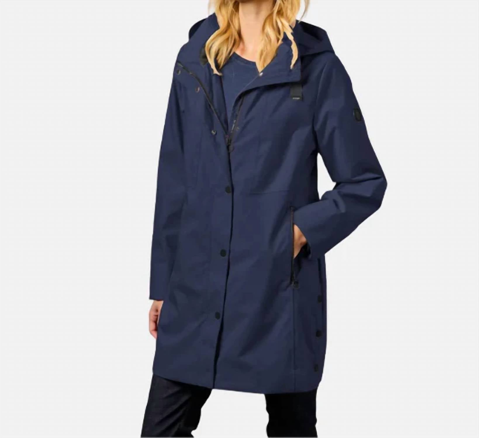 Junge - Snap Rain Coat With Hood