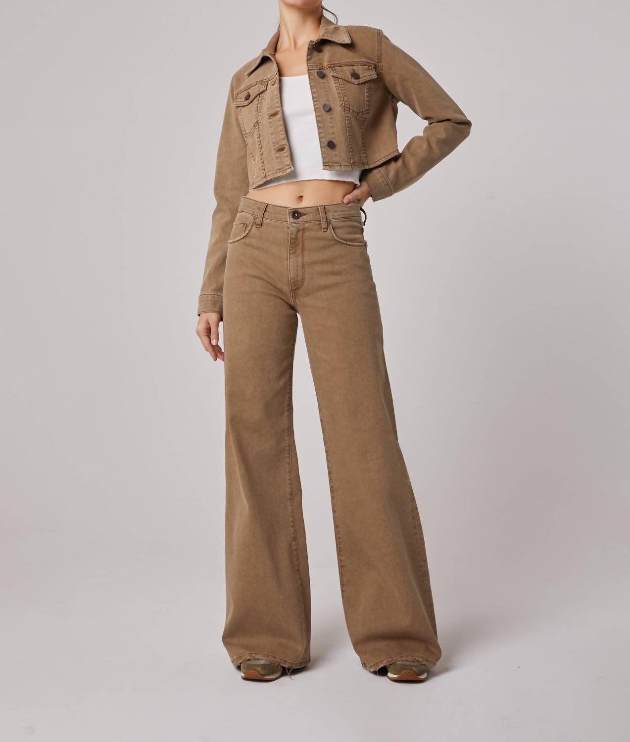 Edyson - Valentino High Rise Wide Leg Jeans