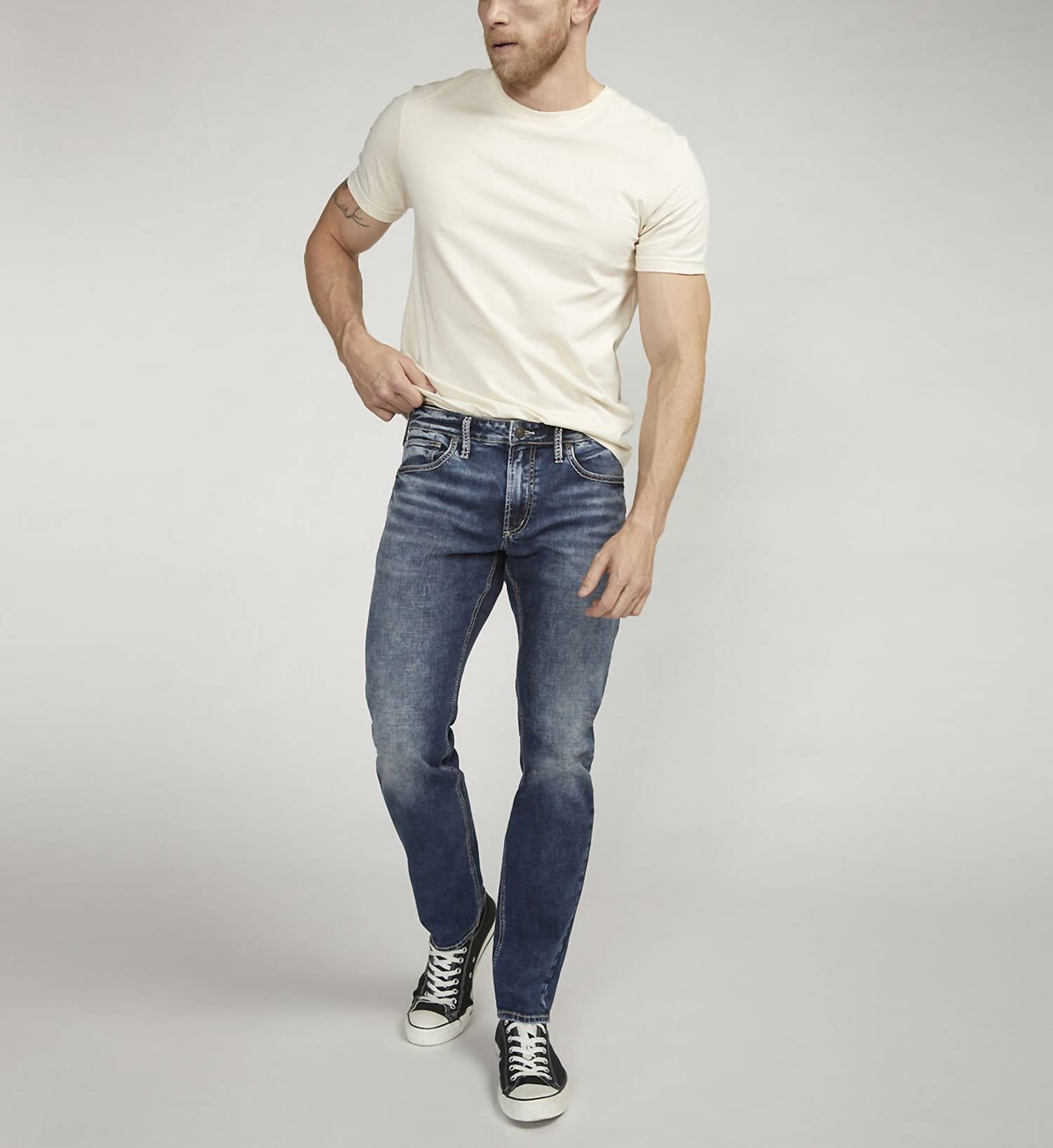Silver Jeans Co - Konrad Slim Fit Slim Leg Jeans