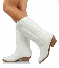 Soda - Women's Embroidered Cowboy Boots