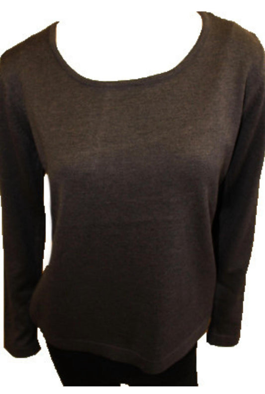 Long Sleeve Scoop Top