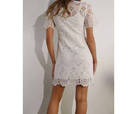 Mulla - Crochet Lace Mini Dress