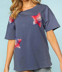 Haptics - Star Patchwork Top