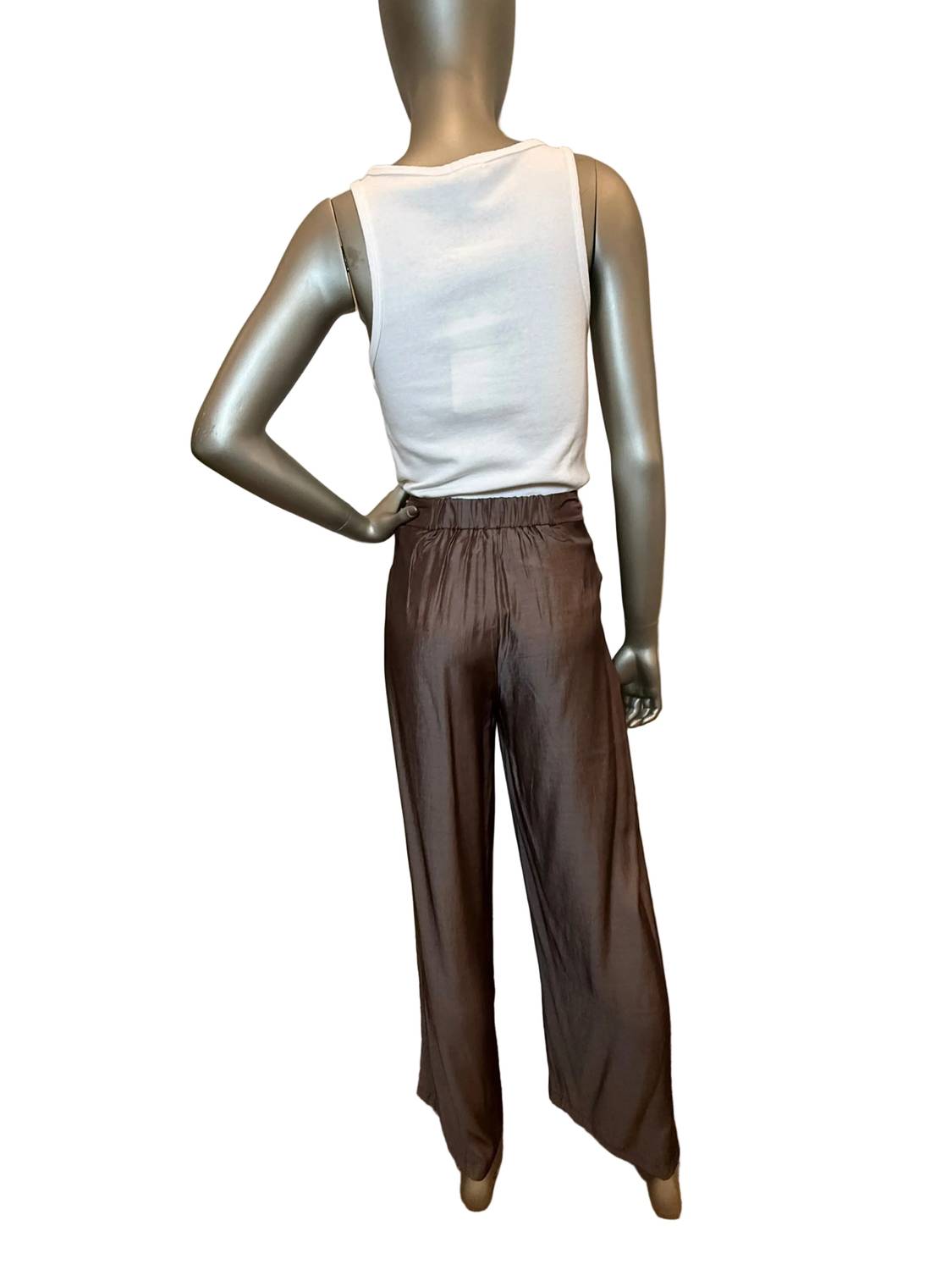 Jessie Liu - Elastic Waist Wide Leg Pants