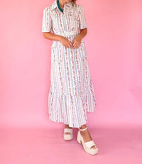 Karlie - French Floral Pocket Maxi Dress