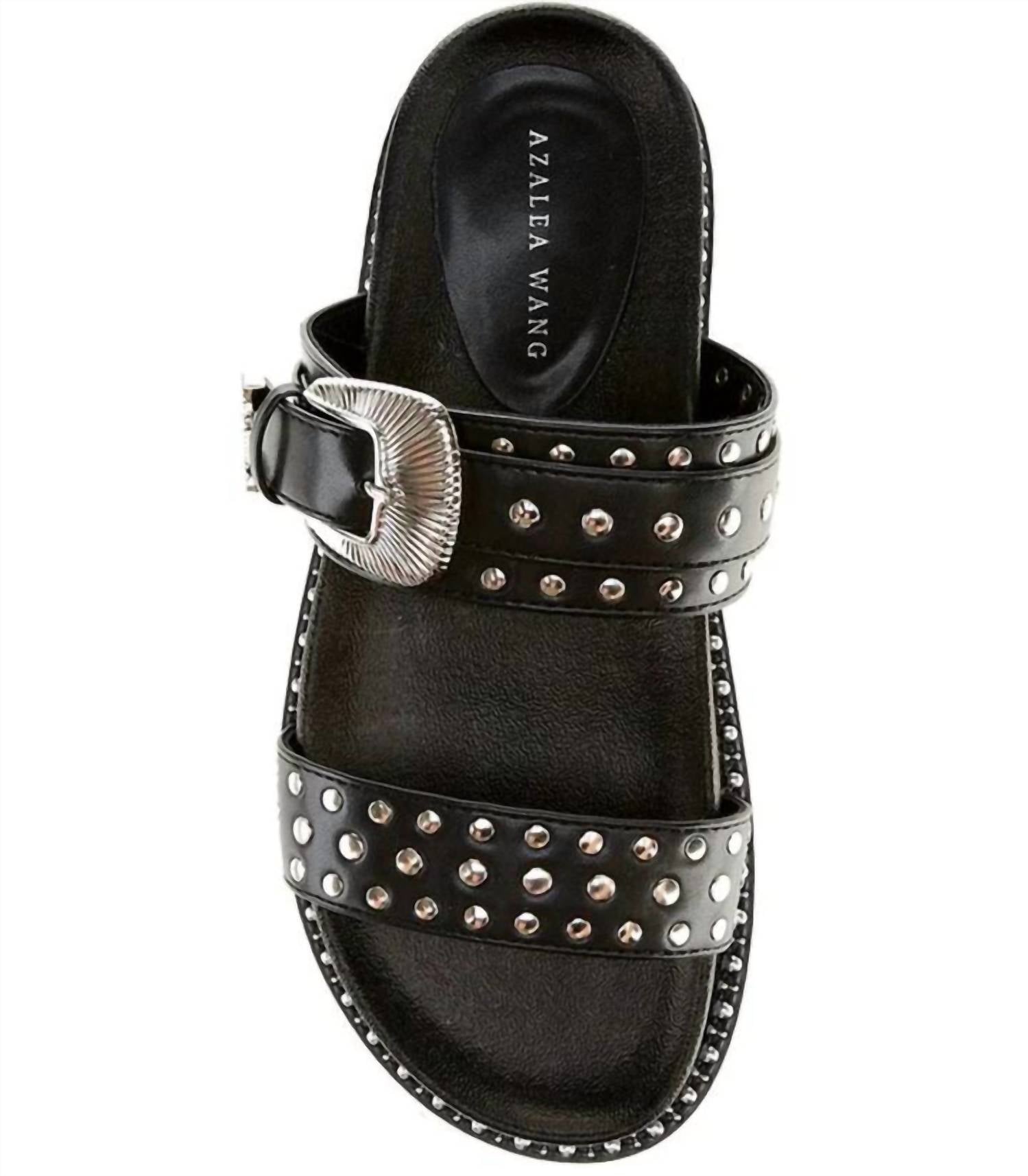 Azalea Wang - Women's Pallas Western Flat Sandal