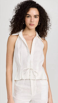 Hevron - Sloan Linen Vest
