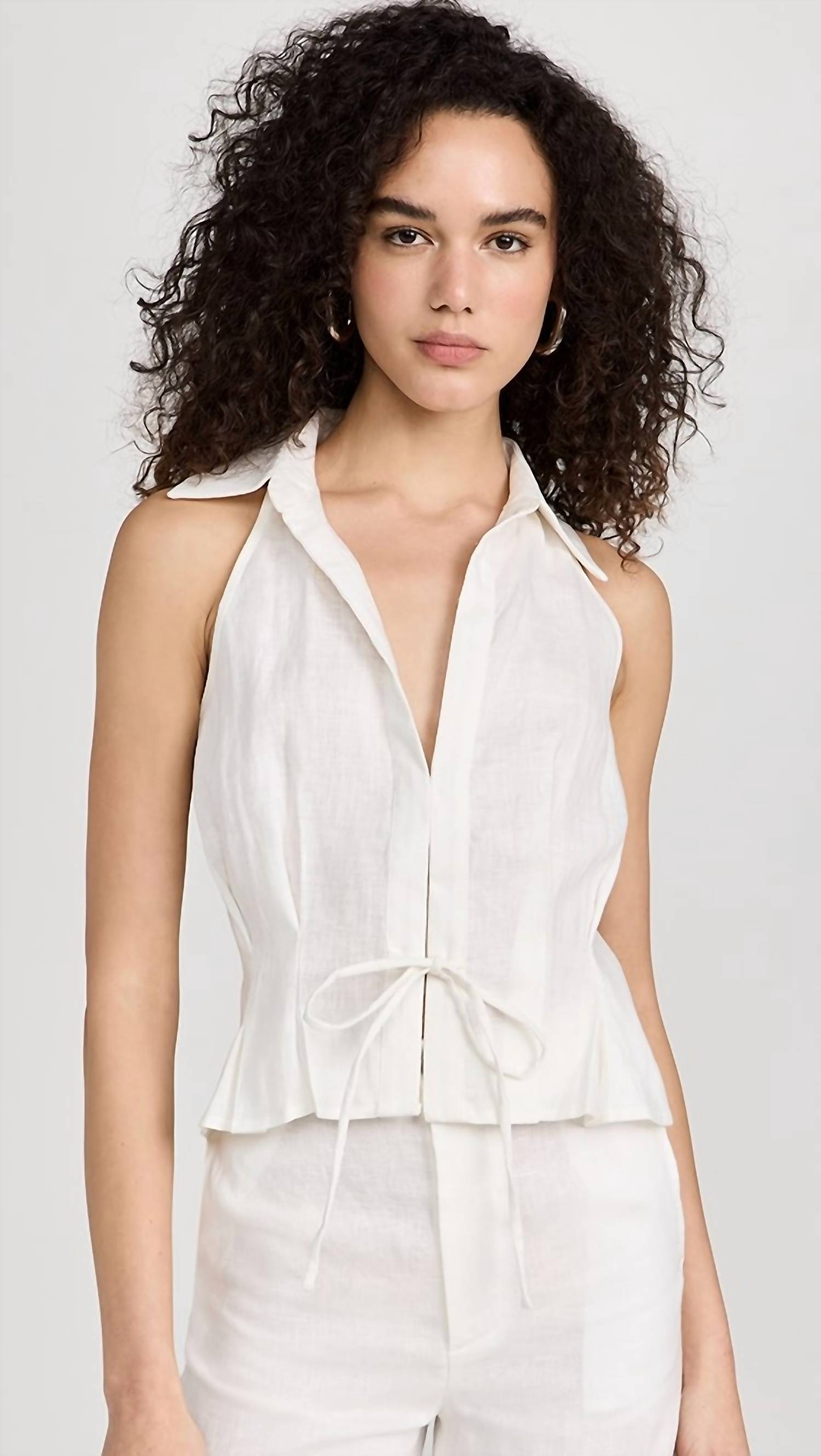 Hevron - Sloan Linen Vest