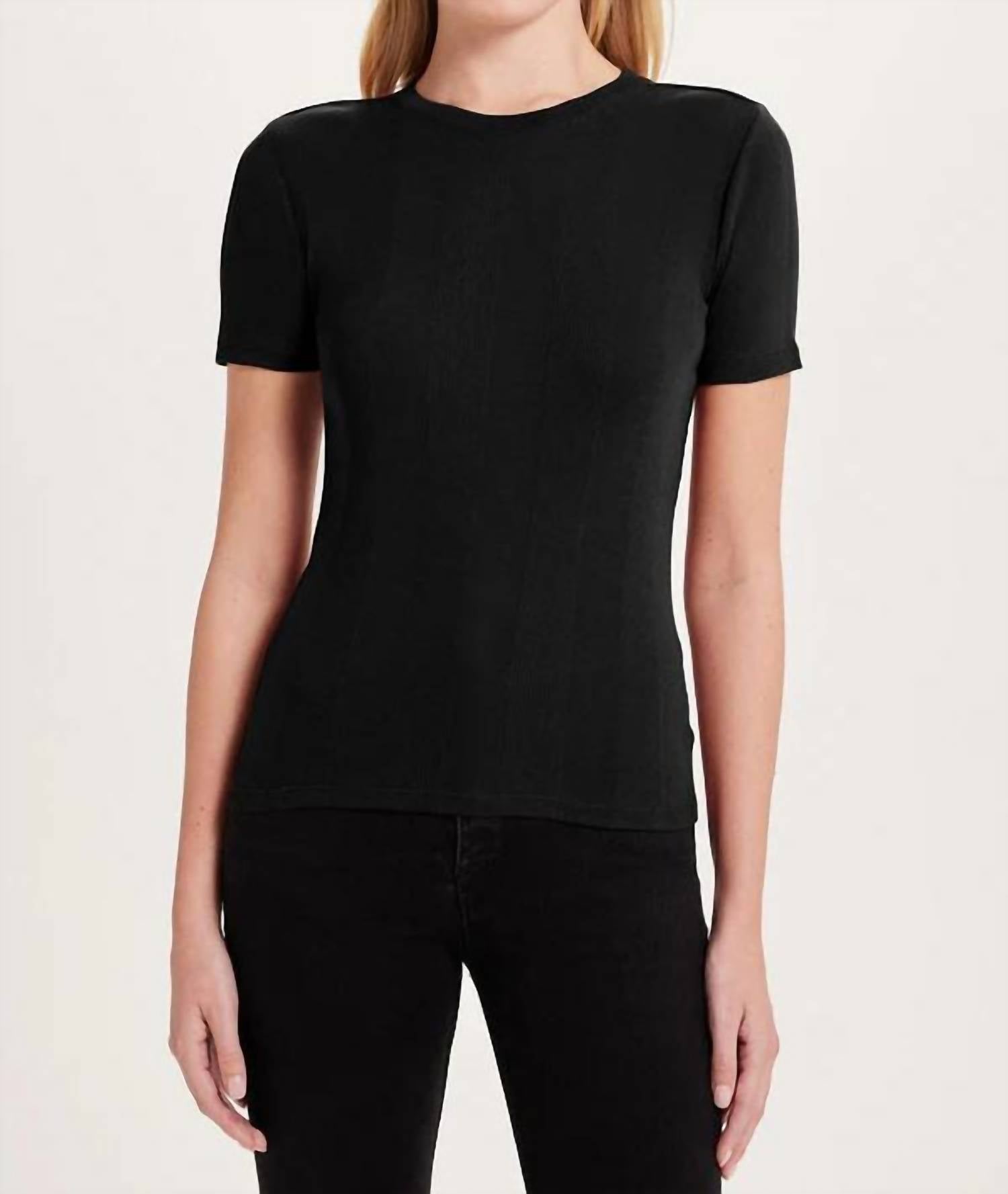 Goldie - Rib Short Sleeve Tee