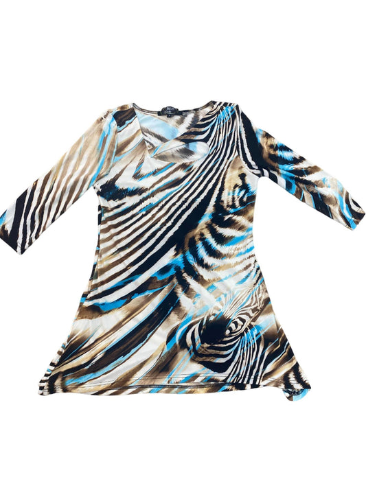 WOMEN'S ANIMAL PRINT TUNIC