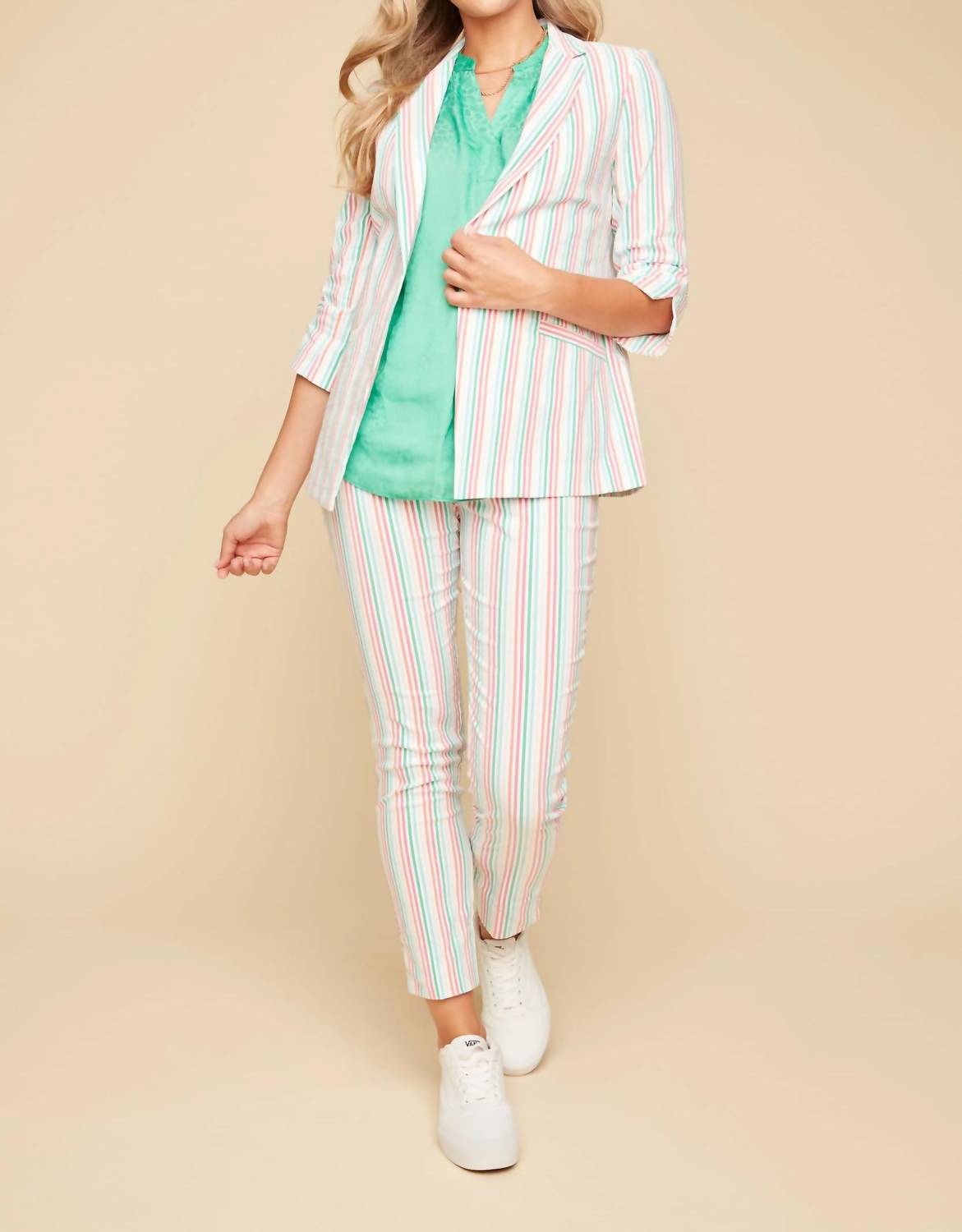 Renuar - Classic Notched Lapel Woven Jacket