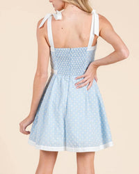 Baby Pink - Corinne Embroidered Mini Dress