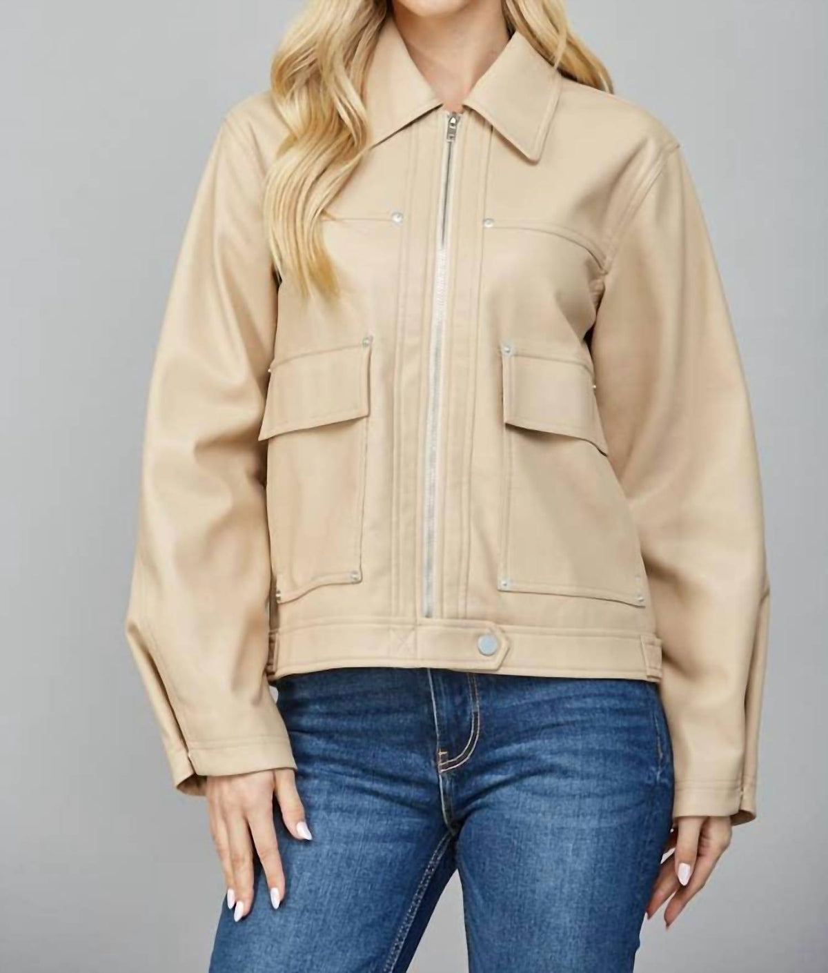 Fate - Hayden Jacket With Front Flap Pockets