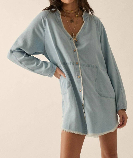 Promesa - Whitney Denim Shirt Dress