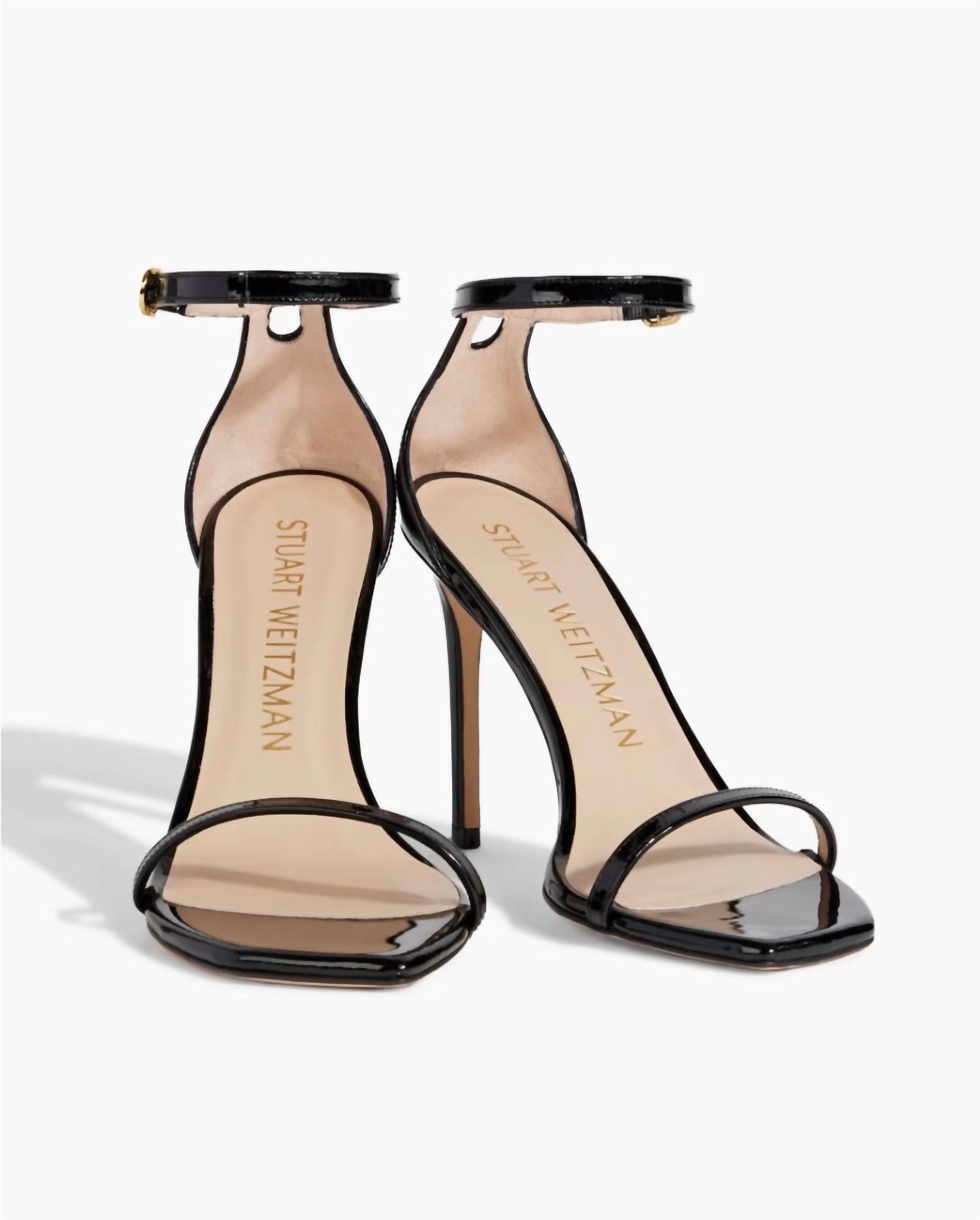 Stuart Weitzman - Women's Nudist Curve Patent Sandals