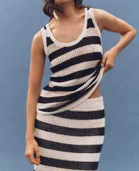 Sanctuary - Mesh Stitch Shell Sweater Tank