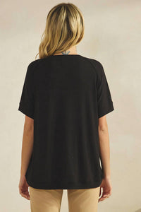 Yelete - Everyday Soft Ribbed Loose Fit Top