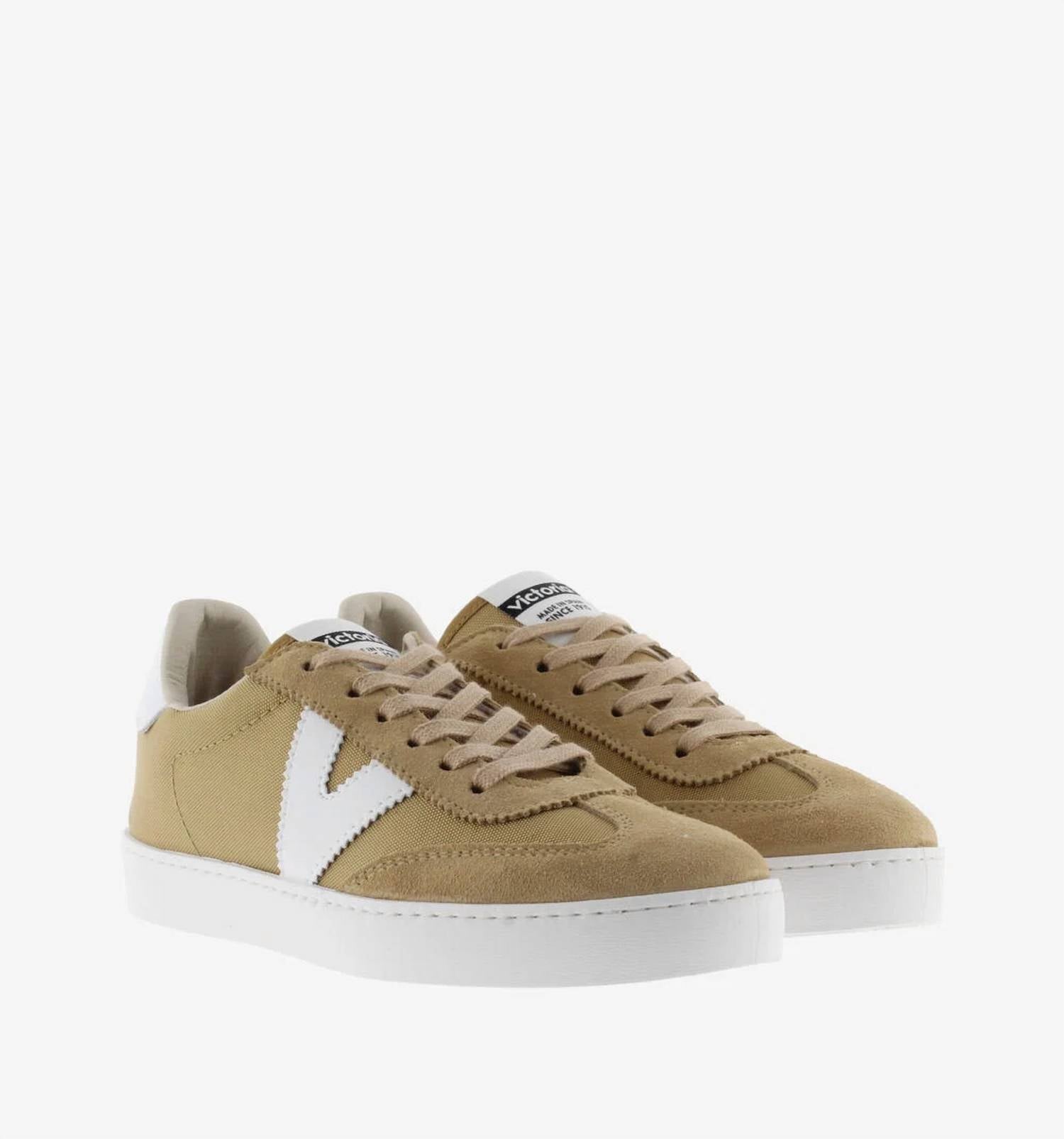 Victoria - Women's Berlin Split Leather Nylon Sneakers